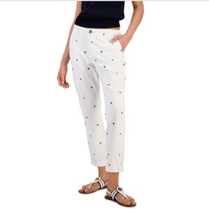Tommy Hilfiger Hampton Heart Flag Chino Pants Size 2